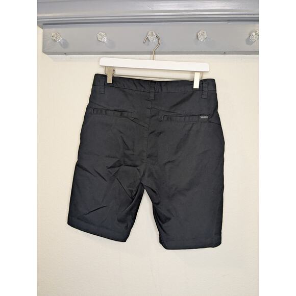 Volcom True to This Black Board Skater Shorts Zip Button Fly Mens Size 30 - Picture 4 of 9